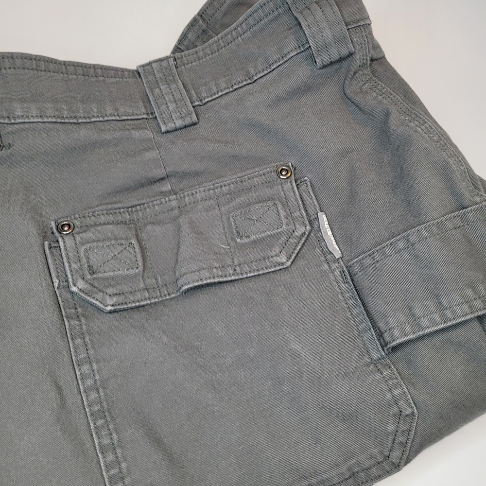 Duluth Trading Co Flex Fire Hose Shorts Mens 46 Gunmetal Excellent Cargo 36333